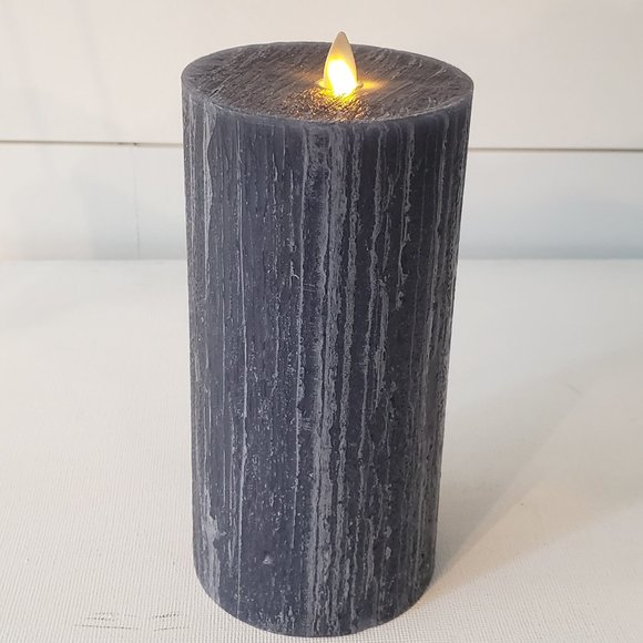 Pottery barn Flicker Flameless Wax Candle Gray